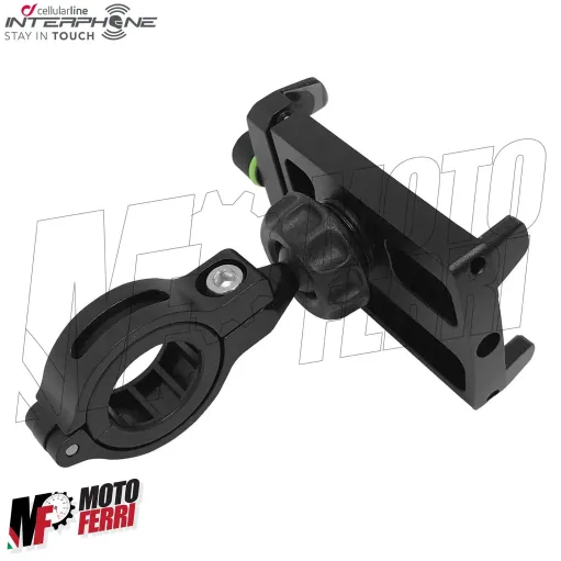 MF3238 Supporto Metallo Manubrio per Smartphone Cellularline Universale Moto