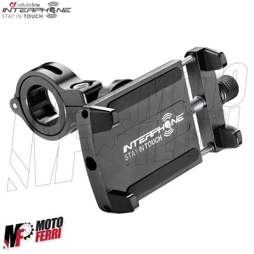 MF3238 Supporto Metallo Manubrio per Smartphone Cellularline Universale Moto