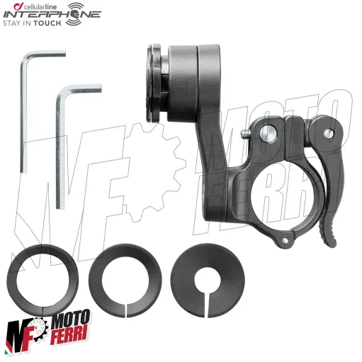 MF3274 Supporto Smartphone da Manubrio Universale Moto CrabPro Interphone