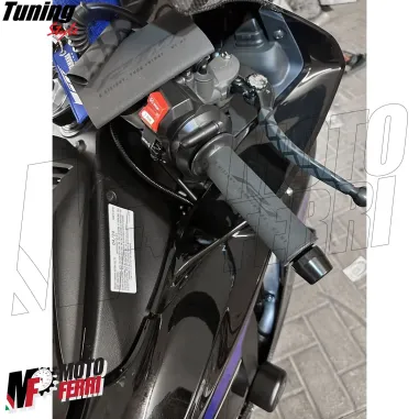 MF7866 Copertura Manopole + Leve Yamaha YZF R1 - Soft Grip in Gomma Nero