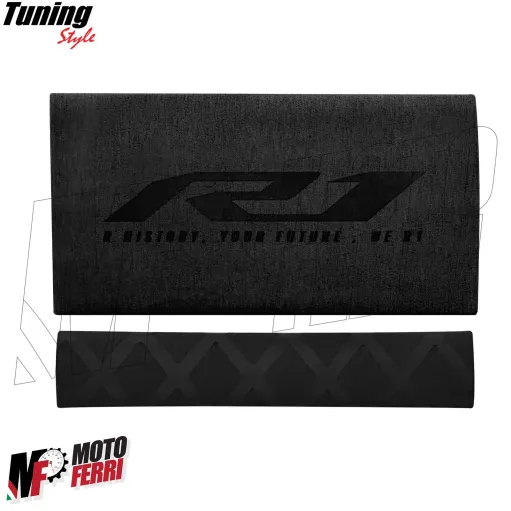 MF7866 Copertura Manopole + Leve Yamaha YZF R1 - Soft Grip in Gomma Nero