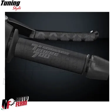 MF7867 Copertura Manopole + Leve Yamaha Tenerè 700 - Soft Grip in Gomma Nero