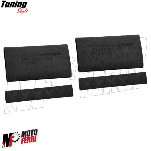 MF7867 Copertura Manopole + Leve Yamaha Tenerè 700 - Soft Grip in Gomma Nero
