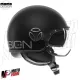 MF7868 Casco Jet Momo Design FGTR Evo Nero opaco / Silver Doppia Visiera 22.06