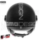 MF7868 Casco Jet Momo Design FGTR Evo Nero opaco / Silver Doppia Visiera 22.06