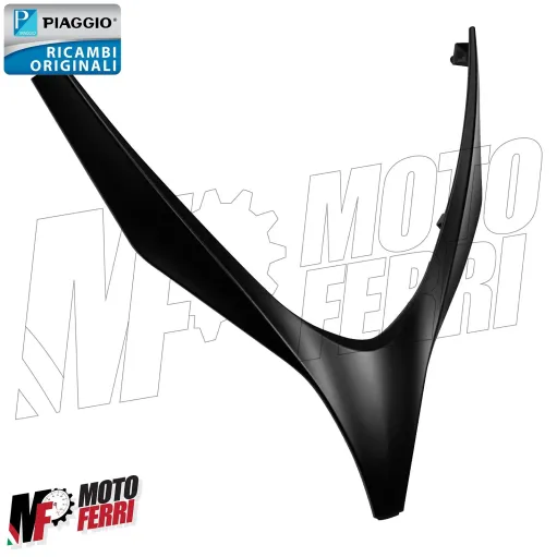 MF5397 Carena Scudo Anteriore Nero Opaco Originale Piaggio MP3 300 500 2014/2018