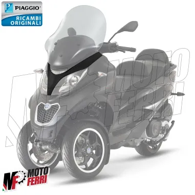 MF5397 Carena Scudo Anteriore Nero Opaco Originale Piaggio MP3 300 500 2014/2018
