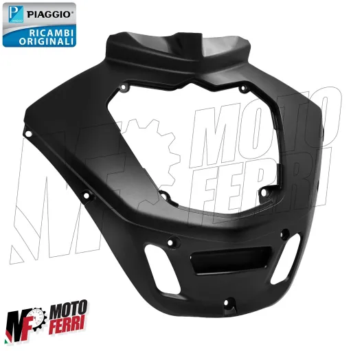 MF5555 Carena Scudo Anteriore Nero Opaco Originale Piaggio MP3 300 500 2014/2018