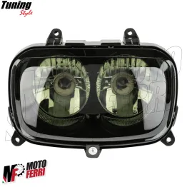 MF7875 Mascherina Faro Fumè Anteriore Yamaha BWS MBK Booster Spirit dal 2004 2