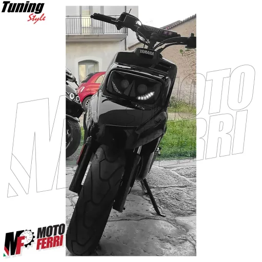 MF2229 Mascherina faro fanale led anteriore Yamaha BWS BOOSTER SPIRIT dal 2004
