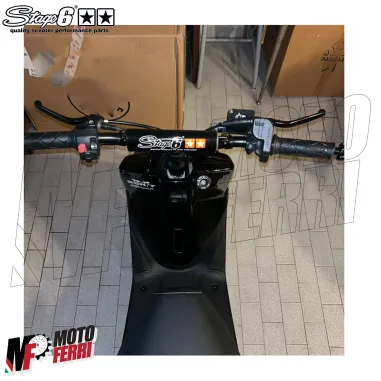 MF3768 Paracolpi Manubrio Tubolare Stage6 Universale Scooter Moto Naked 18cm