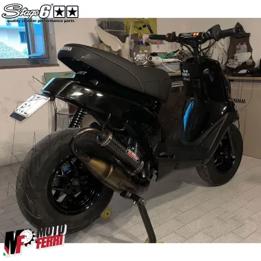 MF3768 Paracolpi Manubrio Tubolare Stage6 Universale Scooter Moto Naked 18cm