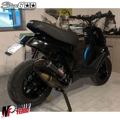 MF3768 Paracolpi Manubrio Tubolare Stage6 Universale Scooter Moto Naked 18cm