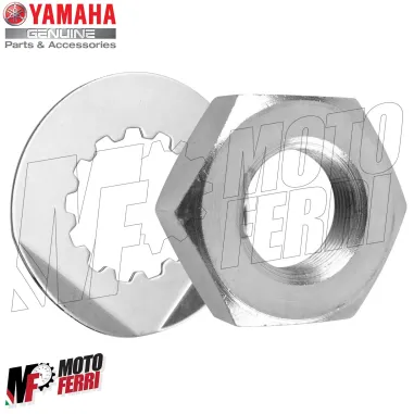MF7878 Dado + Rondella di Sicureza Pignone Originale Yamaha R6 - 2003 2004 2005