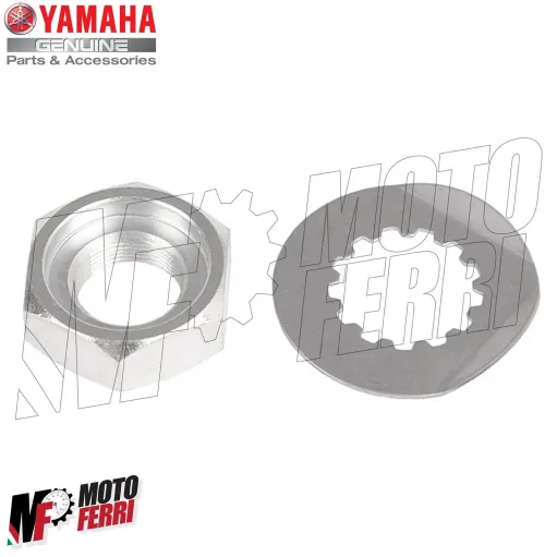 MF7878 Dado + Rondella Sicureza Pignone Originale Yamaha TDM 850 da 1996 a 2001