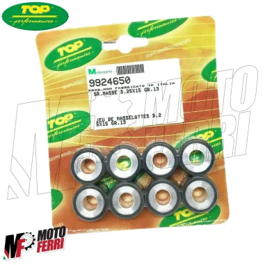 MF1343 Rulli Massette TOP variatore 25x15 Grammi 13 Yamaha TMax 500 530 560