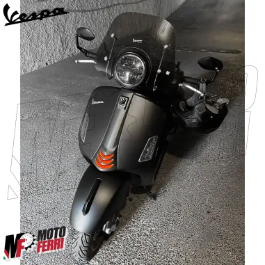 MF6775 Emblema Scudetto Stemma Nero Piaggio Vespa GTS GTV LX S Primavera Sprint
