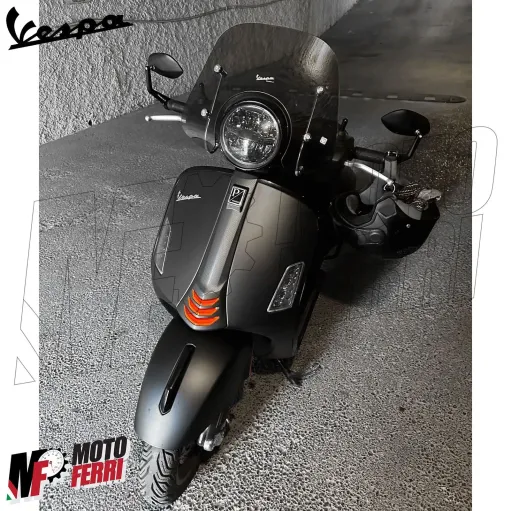 MF6775 Emblema Scudetto Stemma Nero Piaggio Vespa GTS GTV LX S Primavera Sprint