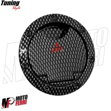 MF7888 Kit Tappo Benzina Chiavi Carbon Look Yamaha Aerox MBK Nitro 1997 / 2002