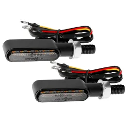 MF7889 Frecce Led Sequenziali + Luce Posizione Rosso CNC Universali Moto Scooter