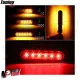 MF7889 Frecce Led Sequenziali + Luce Posizione Rosso CNC Universali Moto Scooter
