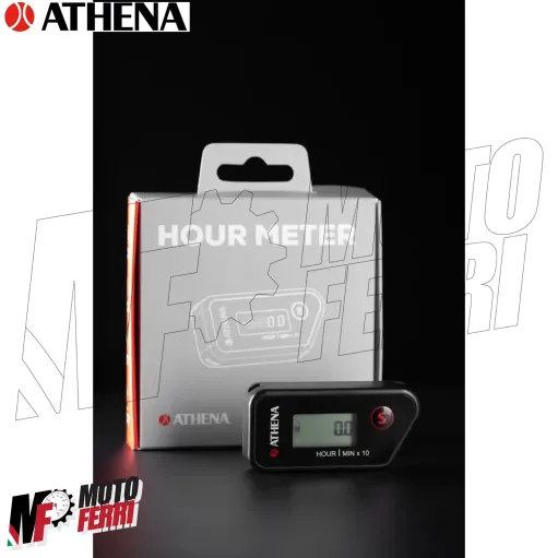 MF6404 Contaore Cross Motard Enduro ATHENA Wireless Senza Fili Digitale Nero
