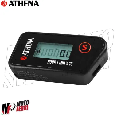MF6404 Contaore Cross Motard Enduro ATHENA Wireless Senza Fili Digitale Nero