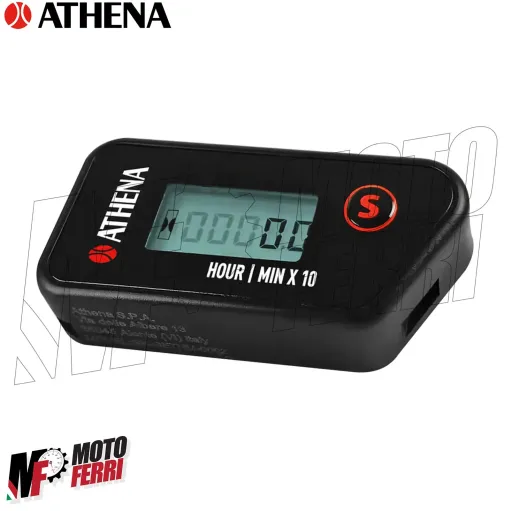 MF6404 Contaore Cross Motard Enduro ATHENA Wireless Senza Fili Digitale Nero