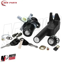 MF7890 Kit Serratura Chiavi Completo Aprilia SR Street / DiTech 50 (2000-2012) 2
