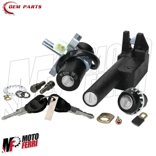 MF7890 Kit Serratura Chiavi Completo Aprilia SR Street / DiTech 50 (2000-2012)
