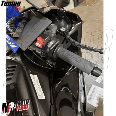 MF7892 Copertura Manopole + Leve Yamaha YZF R1M - Soft Grip in Gomma Nero