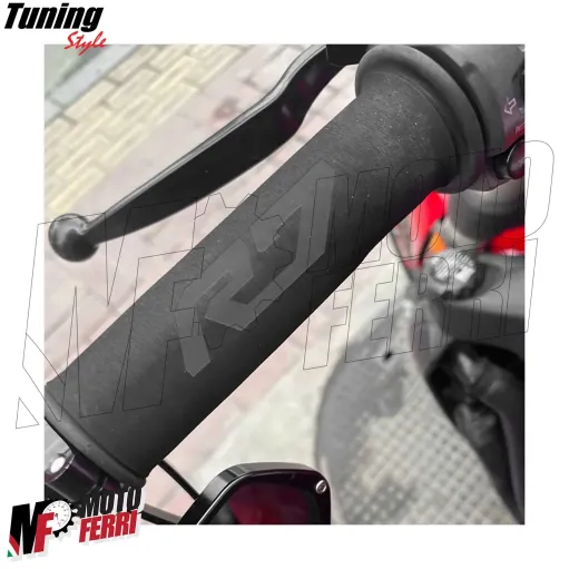 MF7894 Copertura Manopole + Leve Yamaha YZF R7 - Soft Grip in Gomma Nero