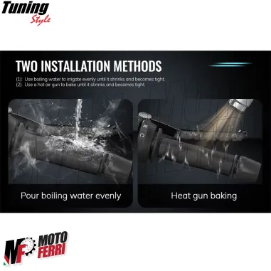 MF7894 Copertura Manopole + Leve Yamaha YZF R7 - Soft Grip in Gomma Nero