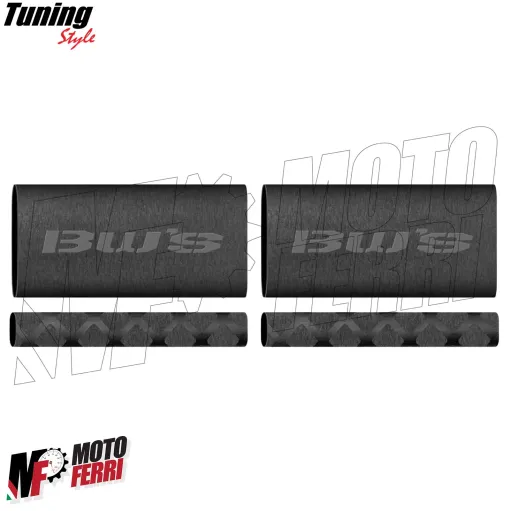 MF7899 Copertura Manopole + Leve Yamaha BWS Booster 50 Soft Grip in Gomma Nero