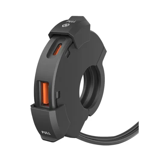 MF7901 Moto Presa USB + USB C Quick Charge Connettore Impermeabile da Manubrio