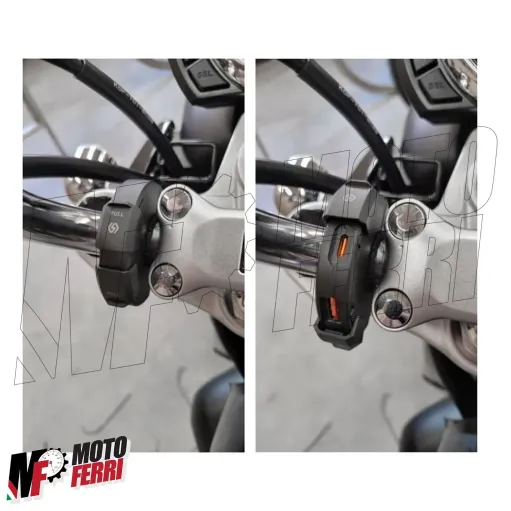 MF7901 Moto Presa USB + USB C Quick Charge Connettore Impermeabile da Manubrio