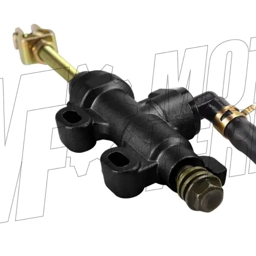 MF7902 Pompa Freno Posteriore Universale Moto Cross Enduro Motard con Serbatoio