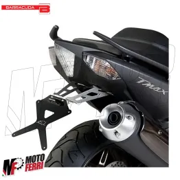 MF1367 Portatarga Sportivo Regolabile Barracuda per Yamaha TMax 530 2012 / 2016 2
