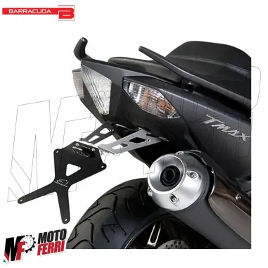 MF1367 Portatarga Sportivo Regolabile Barracuda per Yamaha TMax 530 2012 / 2016