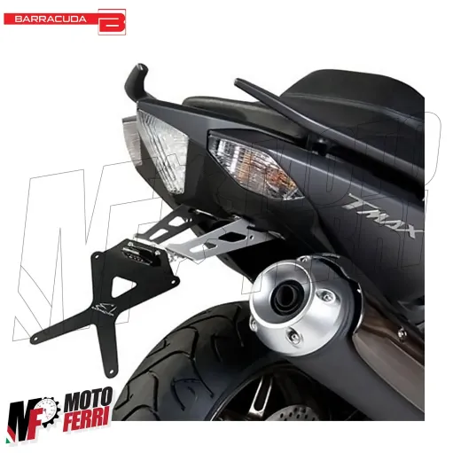 MF1367 Portatarga Sportivo Regolabile Barracuda per Yamaha TMax 530 2012 / 2016