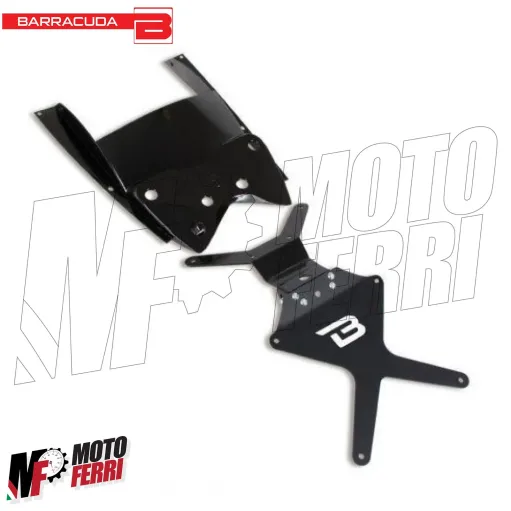 MF1368 Portatarga Sportivo Barracuda Yamaha TMax 500cc 2008 2009 2010 2011