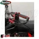 MF3871 Manopole Domino A360 Rosso / Nero Universali Cross Honda Gasgas KTM
