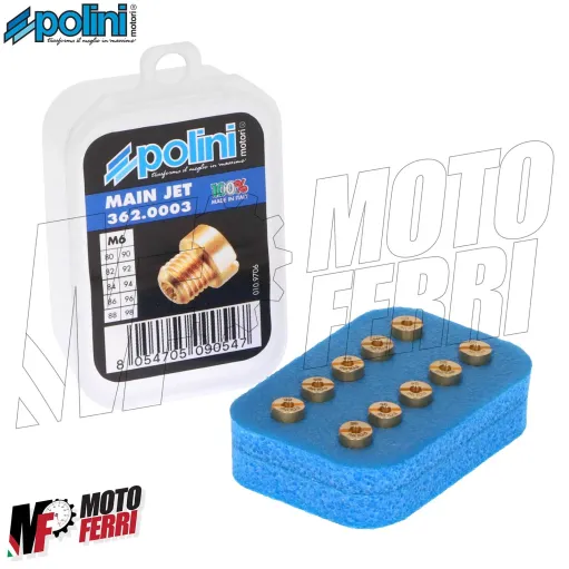 MF7926 Kit 10 Getti Massimo 80 / 98 M6 6mm Dellorto PHBN PHBL PHVA VHSH VHST