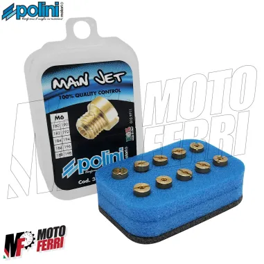 MF7931 Kit 10 Getti Massimo 180 / 198 M6 6mm Dellorto PHBN PHBL PHVA VHSH VHST