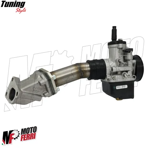 MF7916 Collettore Aspirazione PWK PHBH VHST Lamellare 3 Fori Vespa PK 50 125 XL