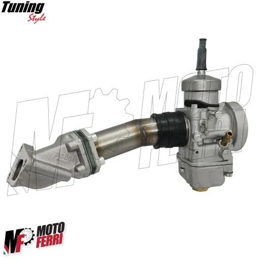 MF7916 Collettore Aspirazione PWK PHBH VHST Lamellare 3 Fori Vespa PK 50 125 XL