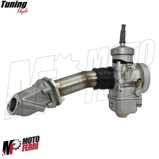 MF7915 Collettore Aspirazione PWK PHBH VHST Lamellare 2 Fori Vespa PK 50 125 S