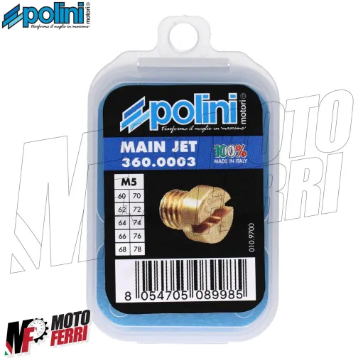 MF7933 Kit 10 getti massimo 60 / 78 per Carburatore Dellorto PHBG 19 - PHBG 21