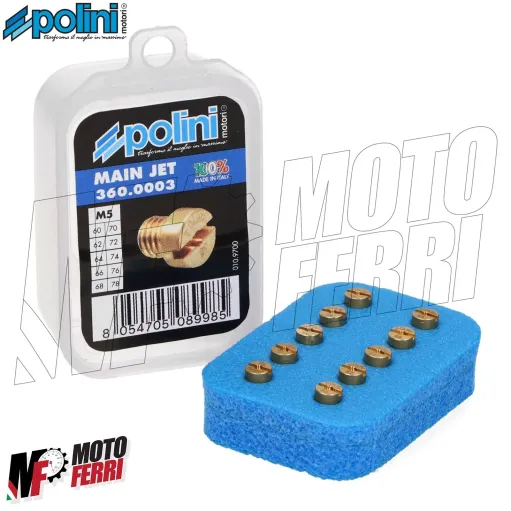 MF7933 Kit 10 getti massimo 60 / 78 per Carburatore Dellorto PHBG 19 - PHBG 21