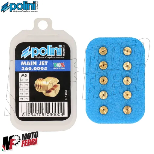 MF2159 Kit 10 getti massimo 90 - 99 Polini Carburatore Dellorto PHBG 19 / 21